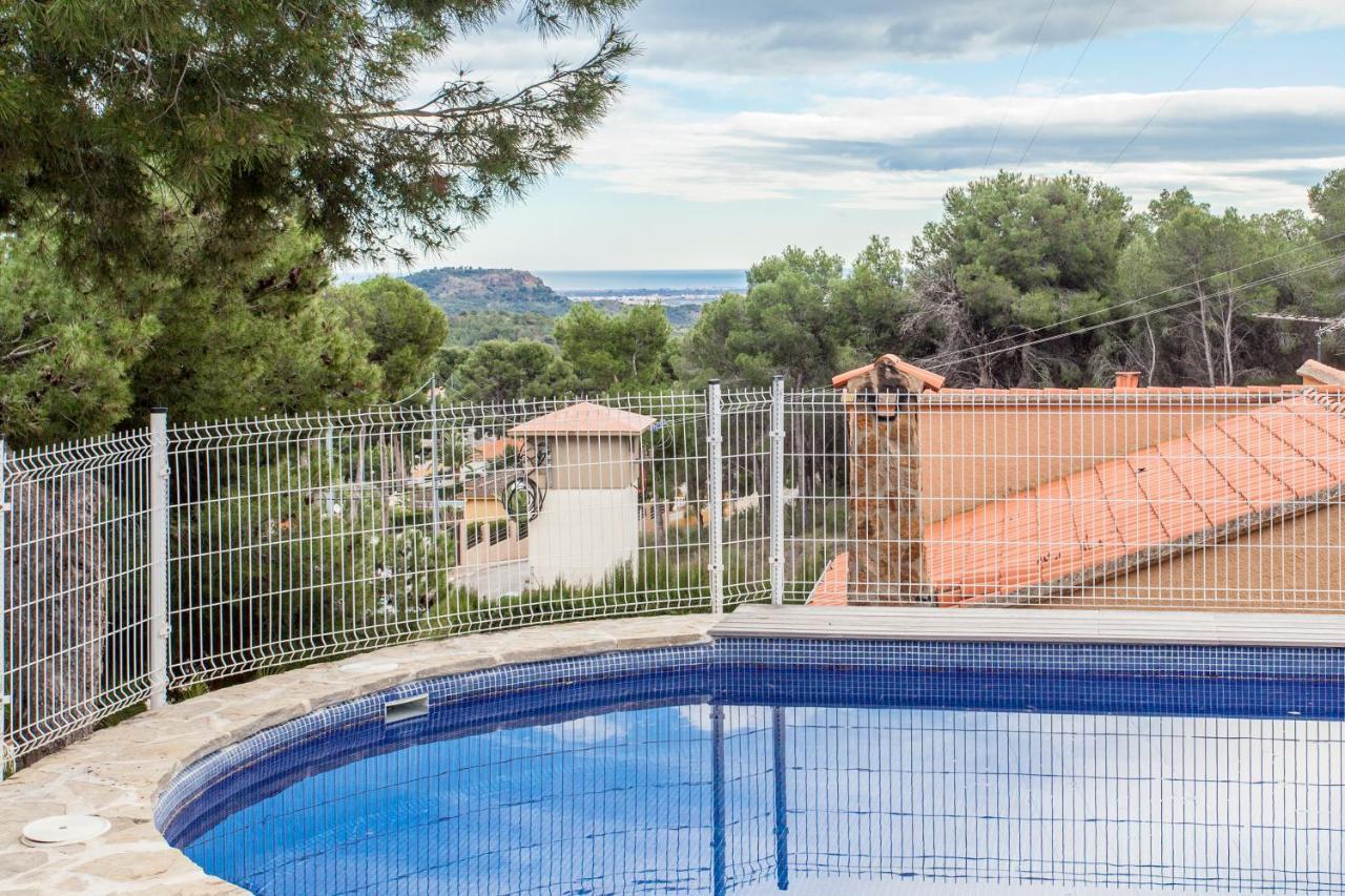 Ca Carmela, Casa Con Encanto Con Piscina "Parque Natural Sierra Calderona" Valensiya Dış mekan fotoğraf