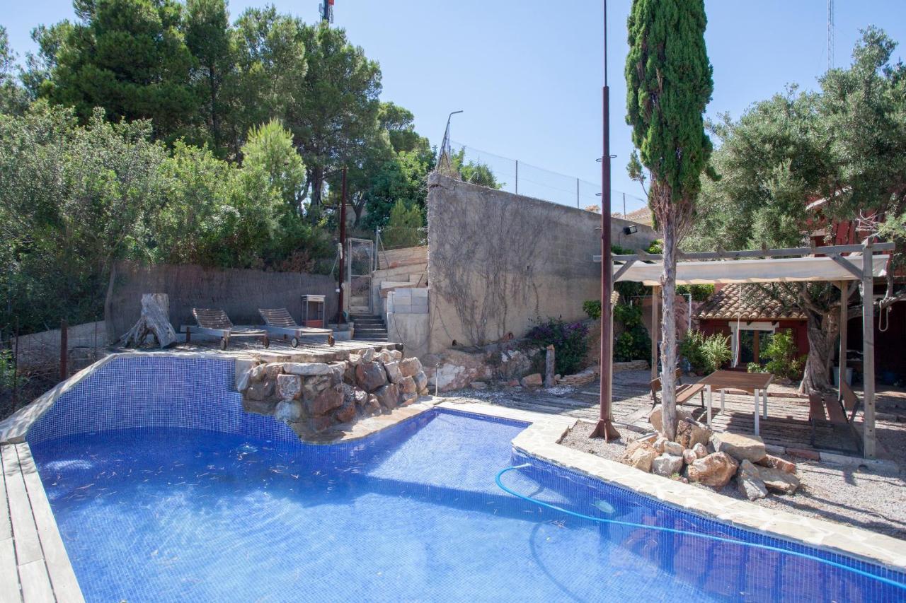 Ca Carmela, Casa Con Encanto Con Piscina "Parque Natural Sierra Calderona" Valensiya Dış mekan fotoğraf