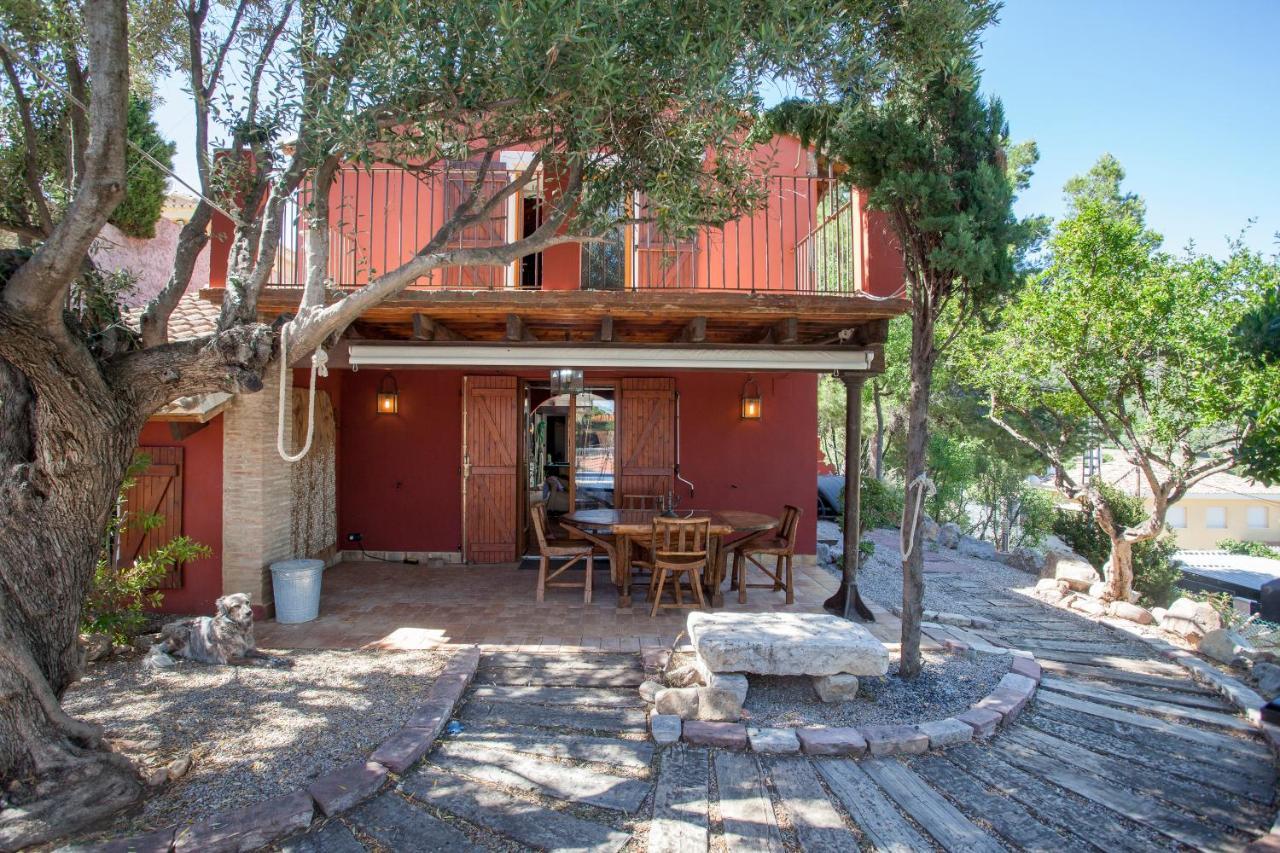 Ca Carmela, Casa Con Encanto Con Piscina "Parque Natural Sierra Calderona" Valensiya Dış mekan fotoğraf